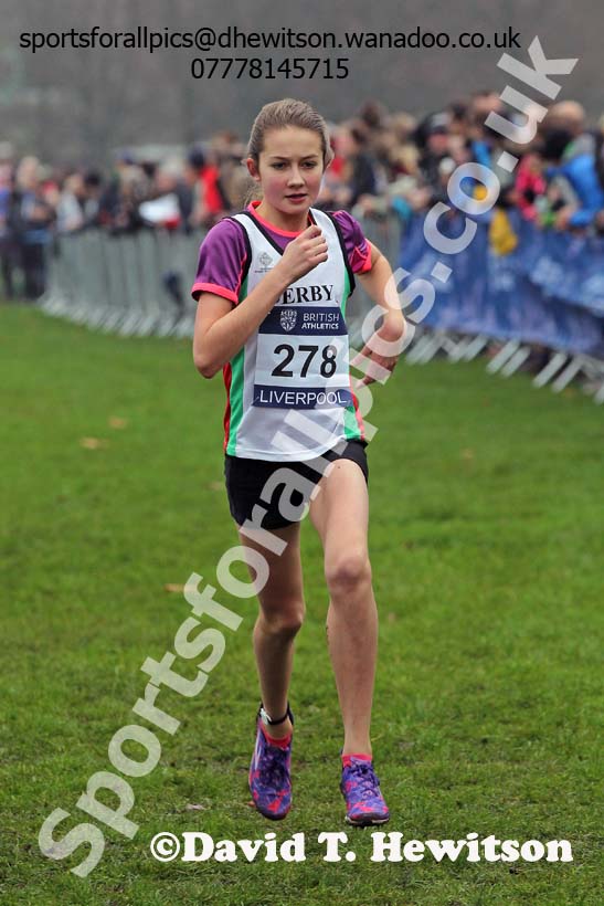 Girls under-15s European Cross Country Trials, Sefton Park, Liverpool. Photo: David T. Hewitson/Sports for All Pics